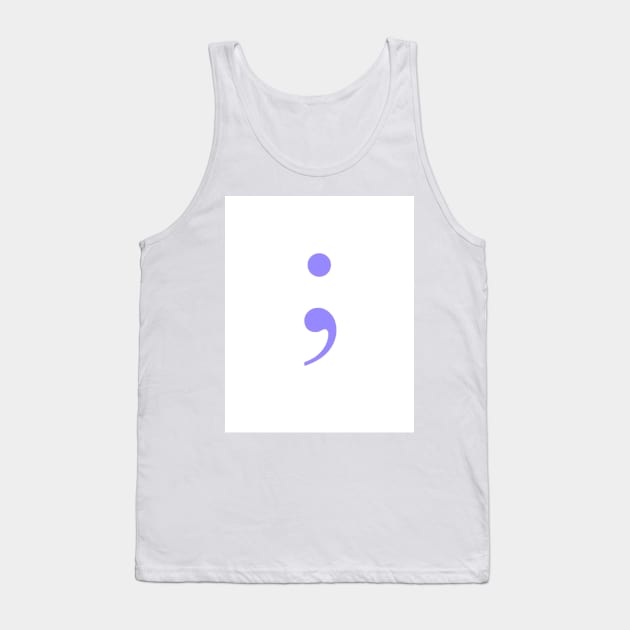 Semicolon Tank Top by ZoeBaruch